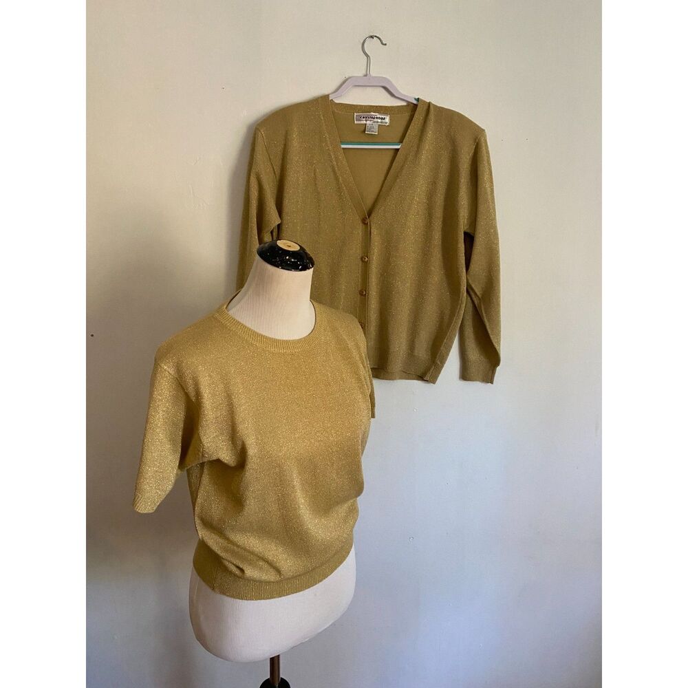 Crystal-Kobe 2-Piece Sweater Top: Size Small/Large
